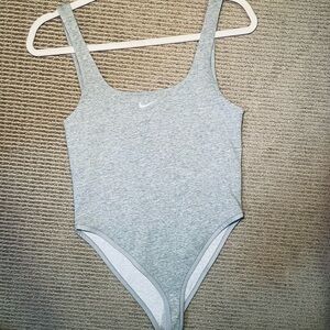 Grey Nike bodysuit